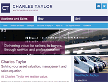 Tablet Screenshot of charlestaylor.co.uk